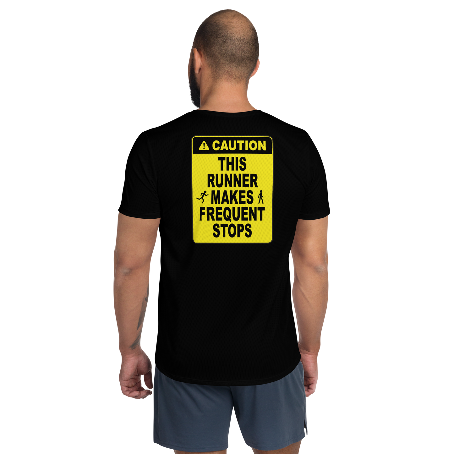 Run-Walk-RunDopey™ - Runner Makes Frequent Stops - Men's Athletic T-shirt
