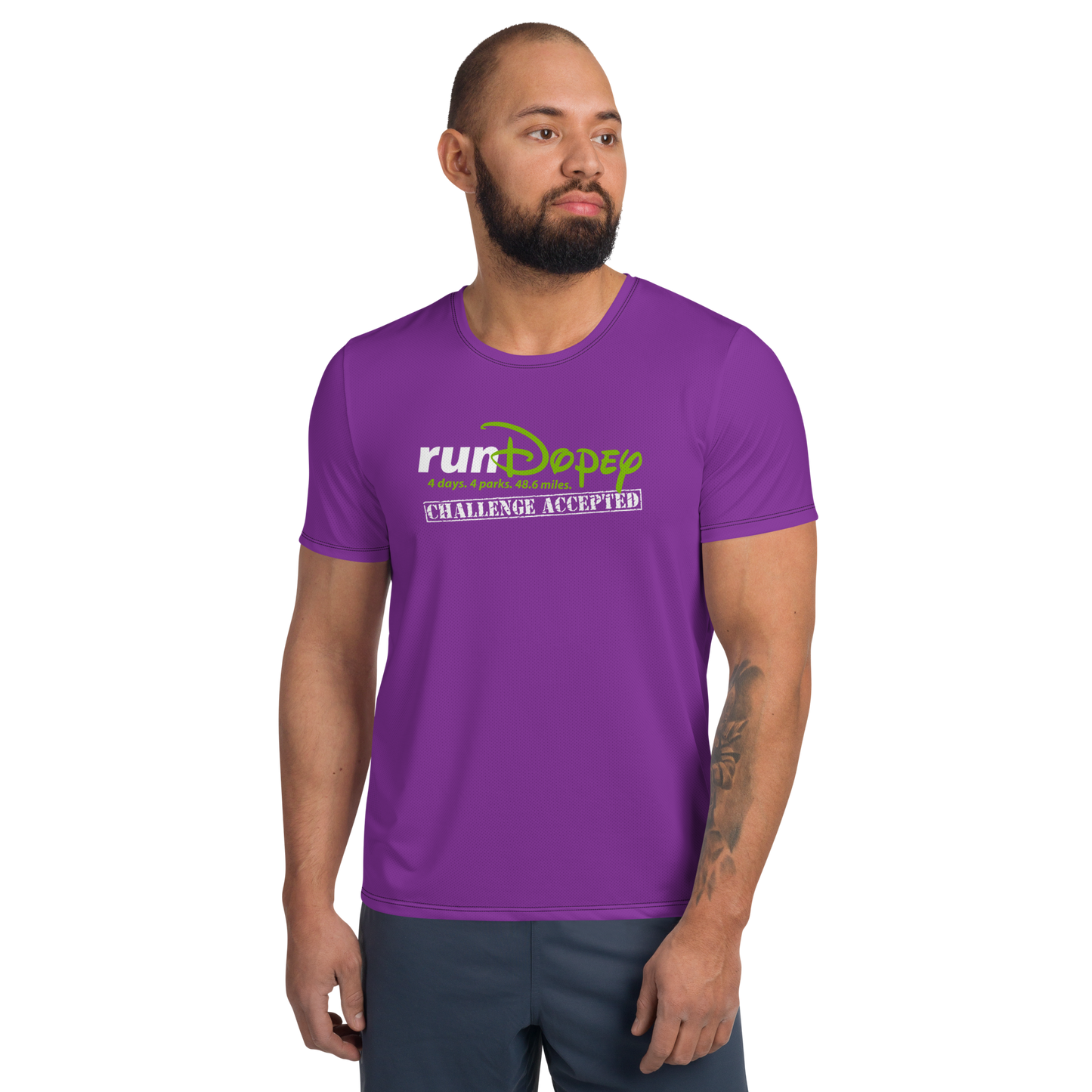 runDopey™ Challenge Accepted Men's Athletic T-shirt