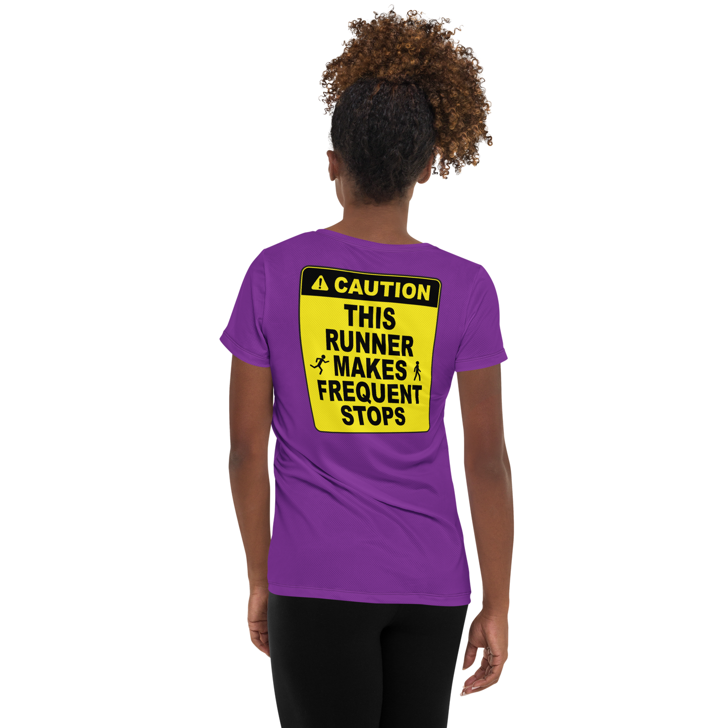 Run-Walk-RunDopey™ - Runner Makes Frequent Stops - Women's Athletic T-shirt
