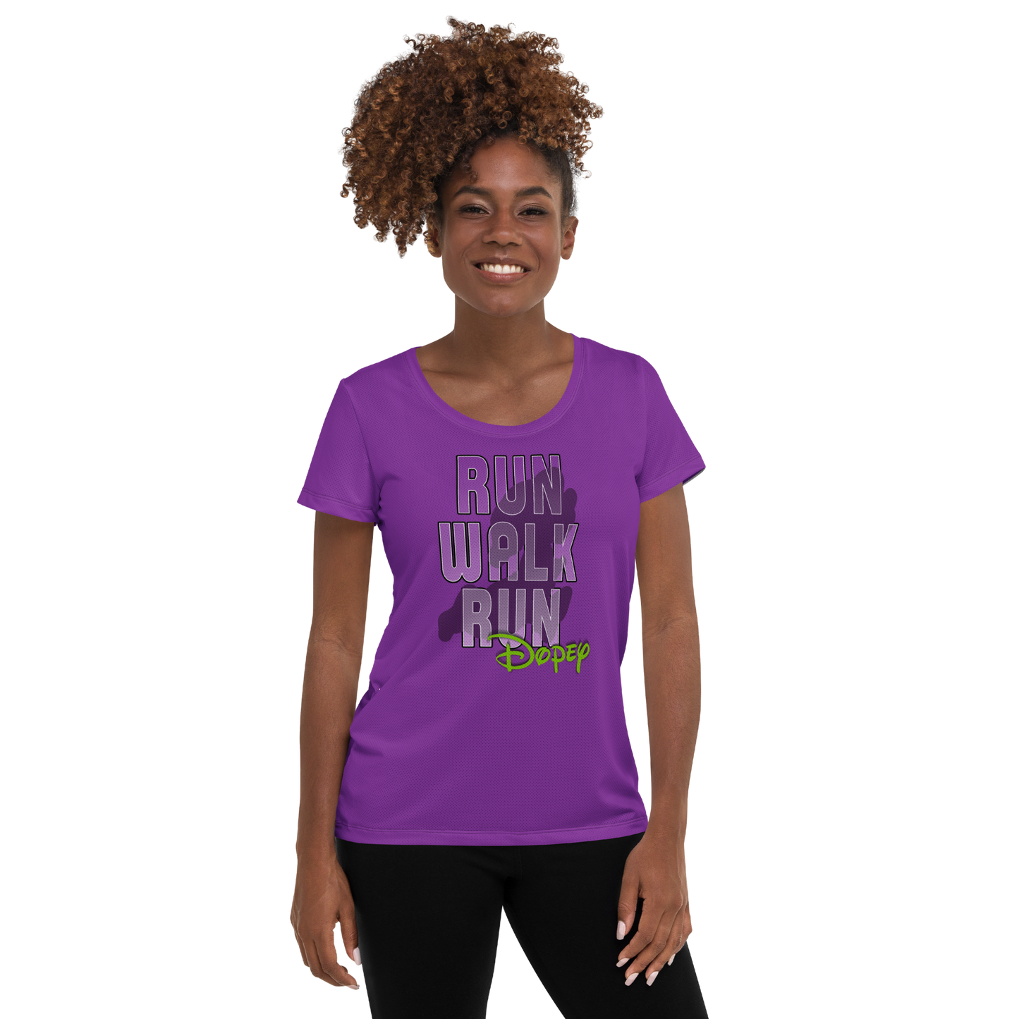 Run-Walk-RunDopey™ - Runner Makes Frequent Stops - Women's Athletic T-shirt