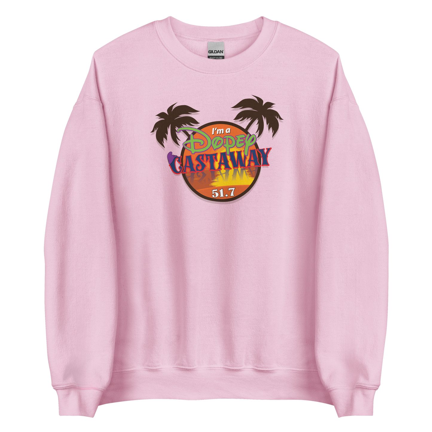 Dopey Castaway Gildan Unisex Sweatshirt