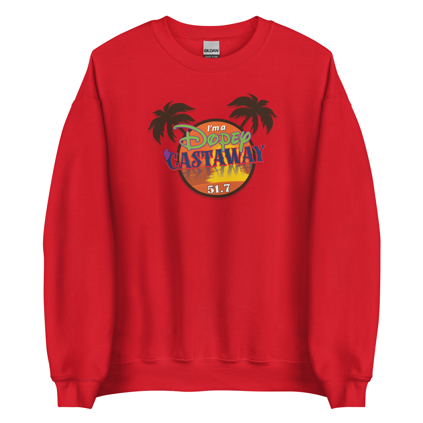 Dopey Castaway Gildan Unisex Sweatshirt