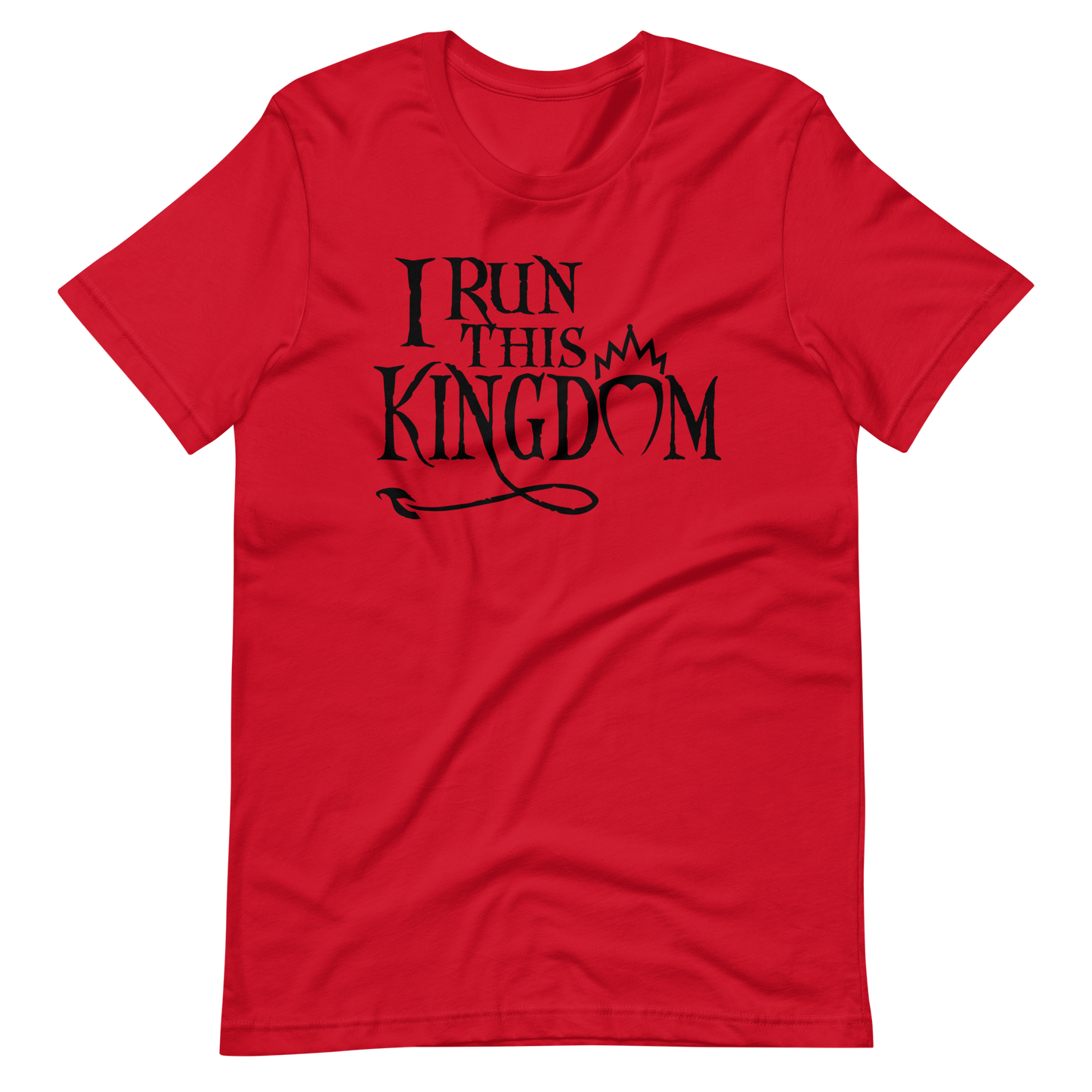 I Run This Kingdom - Evil Queen - Bella + Canvas 3001 Short-Sleeve Unisex T-Shirt