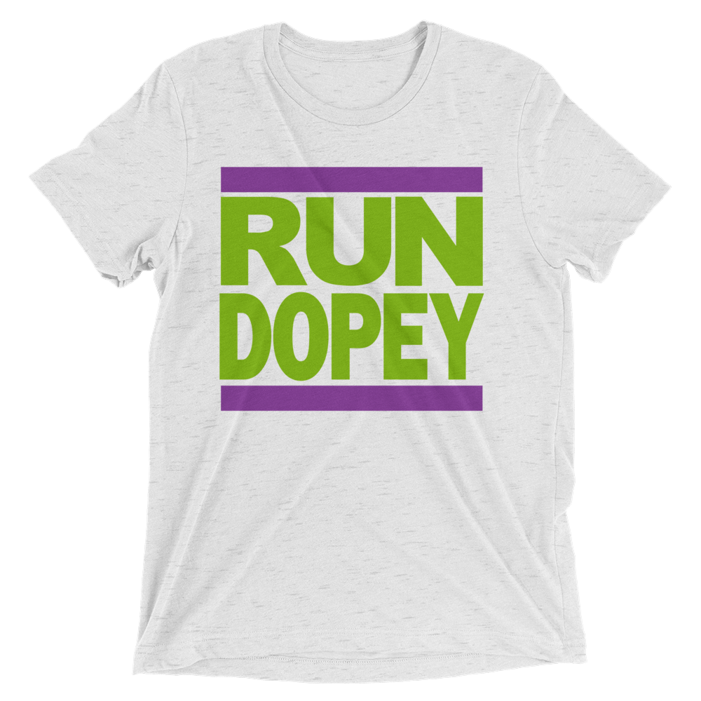 RUN DOPEY - Old Skool - Bella+Canvas Unisex TriBlend Short sleeve t-shirt