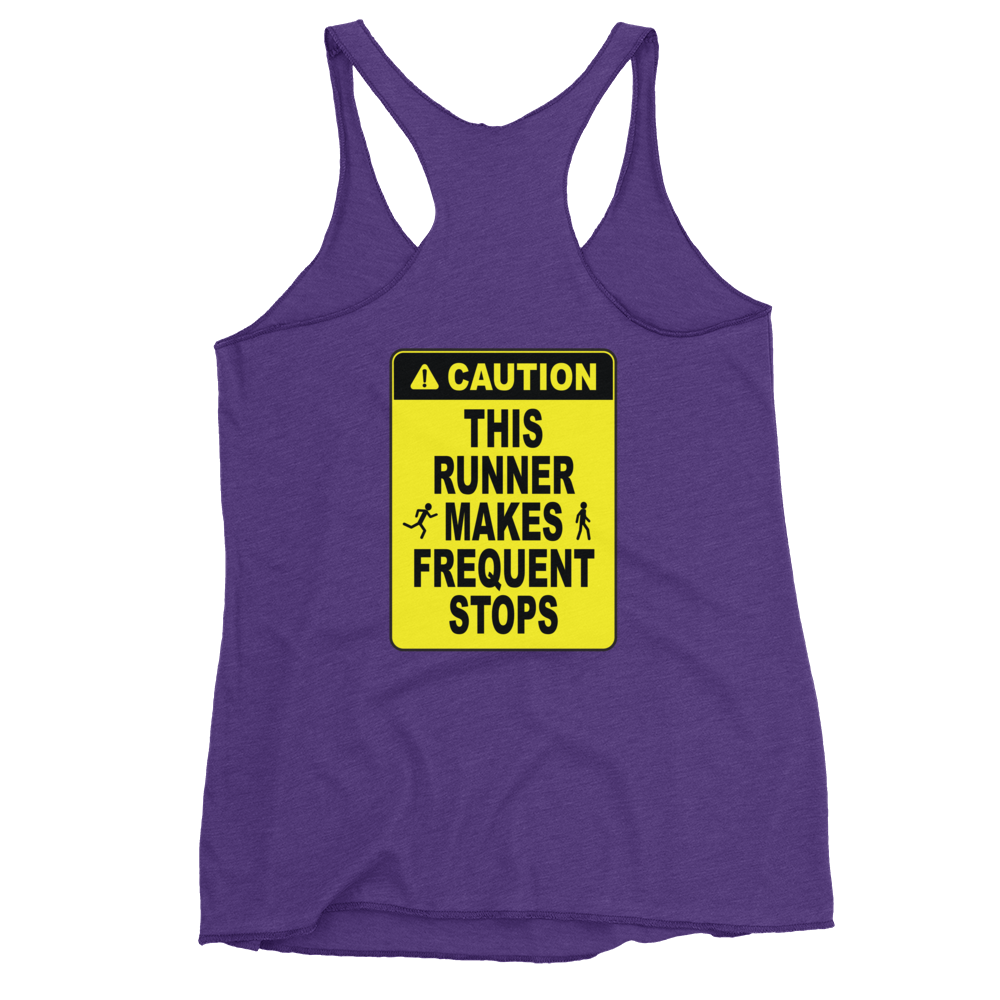 Run-Walk-RunDopey™ - Runner Makes Frequent Stops - Next Level Apparel Women's Racerback Tank