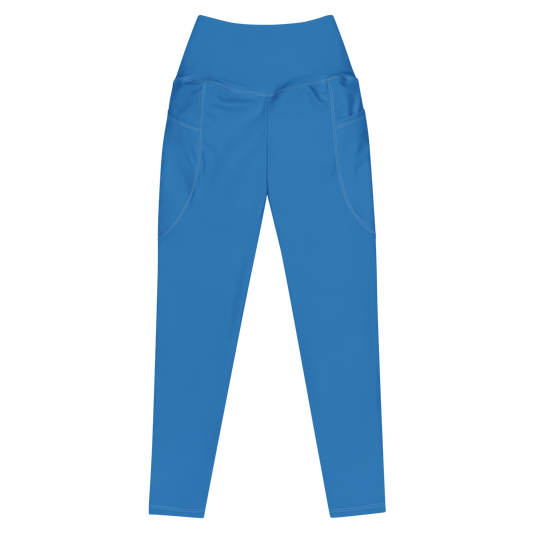 Experimental Blue Pocket Leggings