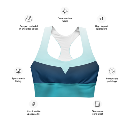 Sea Princess Longline sports bra