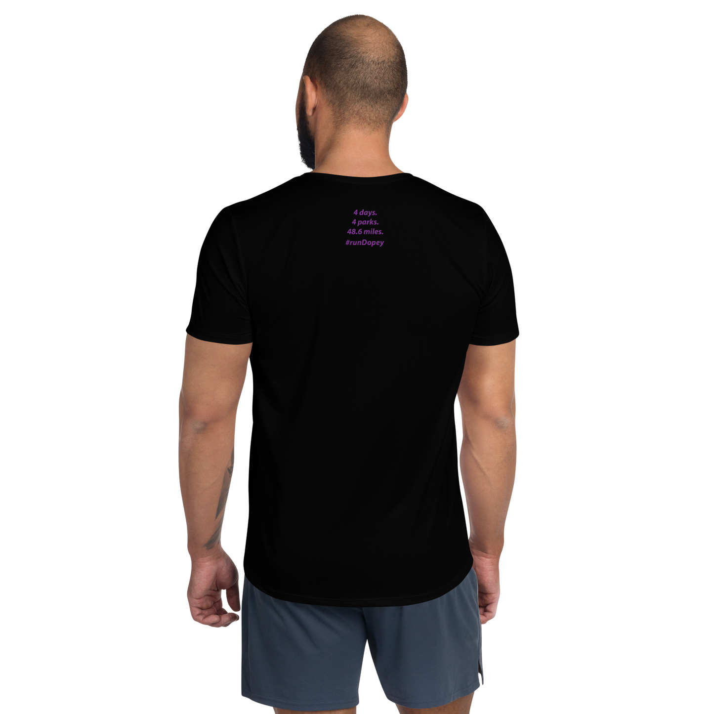 runDopey™ Challenge ACCOMPLISHED - MaxDri Men's Athletic T-shirt