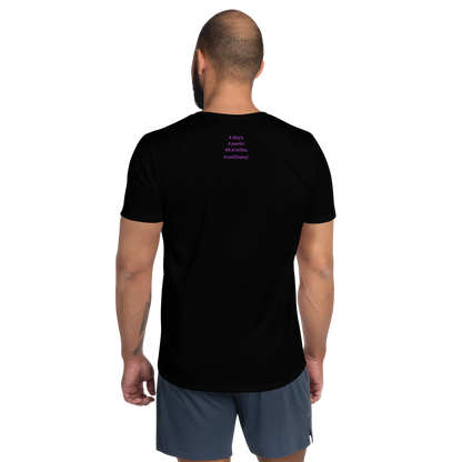 runDopey™ Challenge ACCOMPLISHED - MaxDri Men's Athletic T-shirt