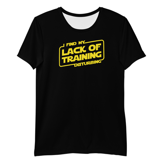 I Find My Lack Of Training Disturbing - runTheGalaxy - Darth Vader Inspired - MaxDri Men's Athletic T-shirt