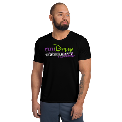 runDopey™ Challenge ACCOMPLISHED - MaxDri Men's Athletic T-shirt