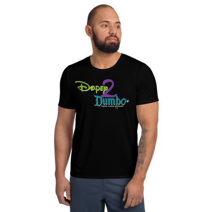 Dopey2Dumbo "plus" Men's Athletic T-shirt