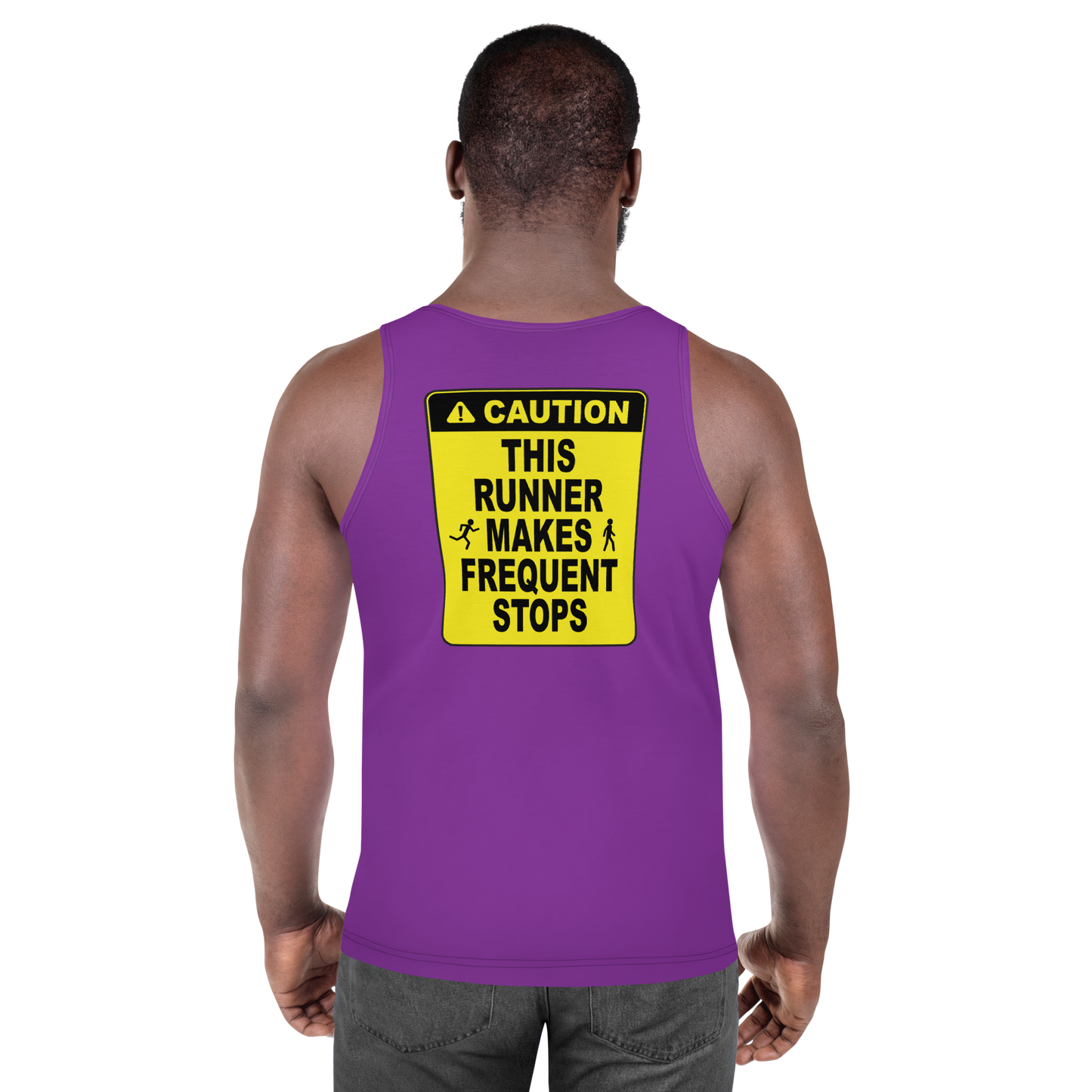 Run-Walk-RunDopey™ - Runner Makes Frequent Stops - Unisex Athletic Tank Top