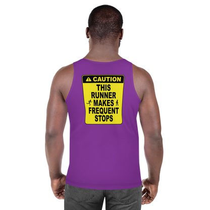 Run-Walk-RunDopey™ - Runner Makes Frequent Stops - Unisex Athletic Tank Top