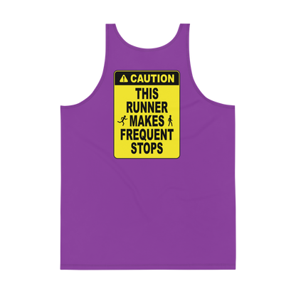 Run-Walk-RunDopey™ - Runner Makes Frequent Stops - Unisex Athletic Tank Top