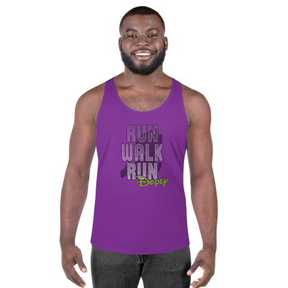 Run-Walk-RunDopey™ - Runner Makes Frequent Stops - Unisex Athletic Tank Top