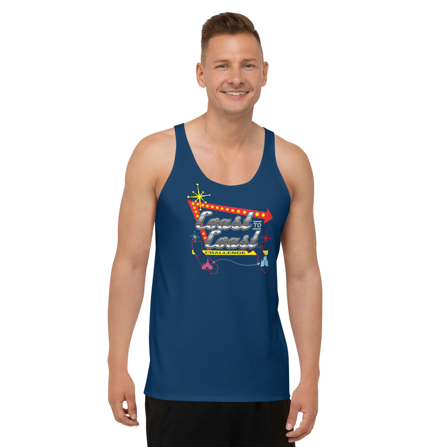 Coast to Coast Challenge 2024 Unisex Athletic Tank Top