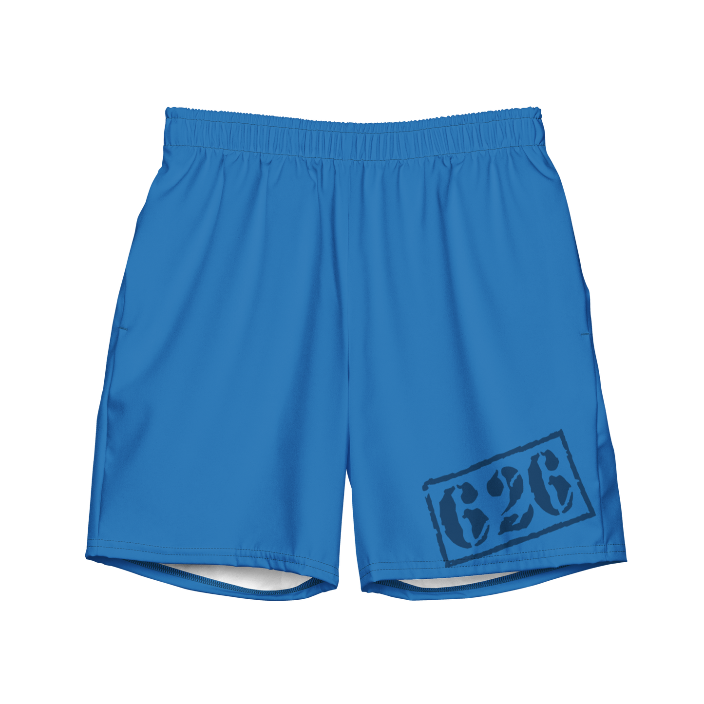 Experimental Blue Mens Lined Shorts