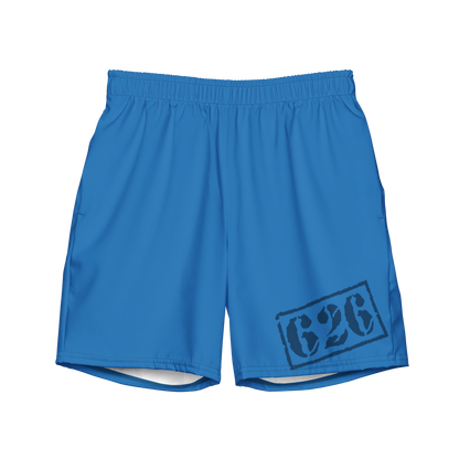 Experimental Blue Mens Lined Shorts