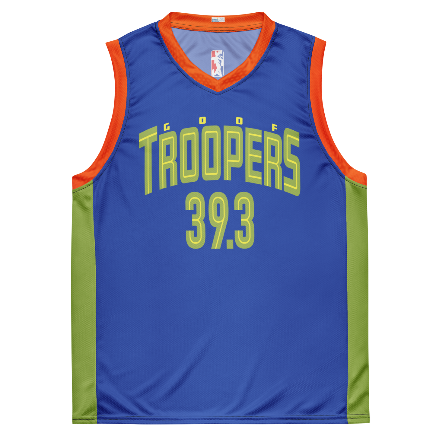 Goof Troopers 39.3 Recycled unisex sports jersey