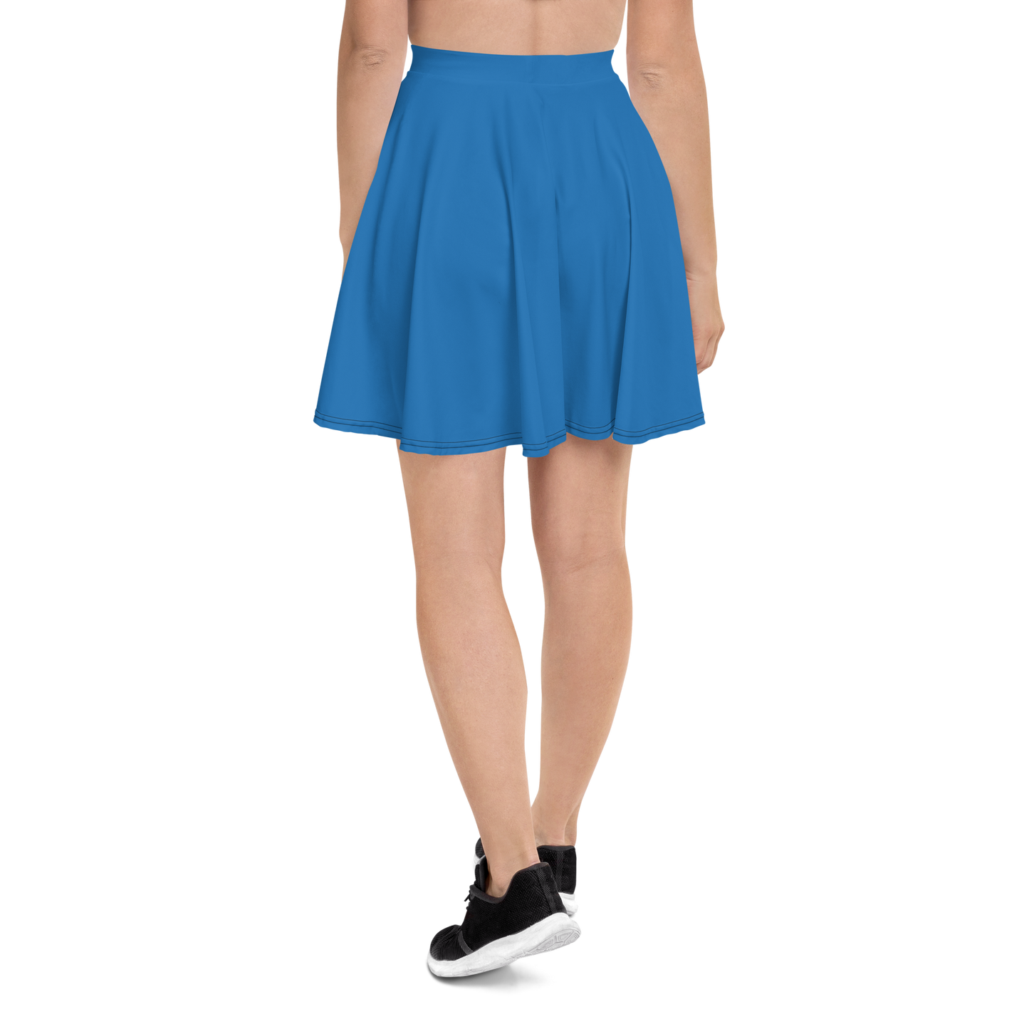 Experimental Blue Skater Skirt