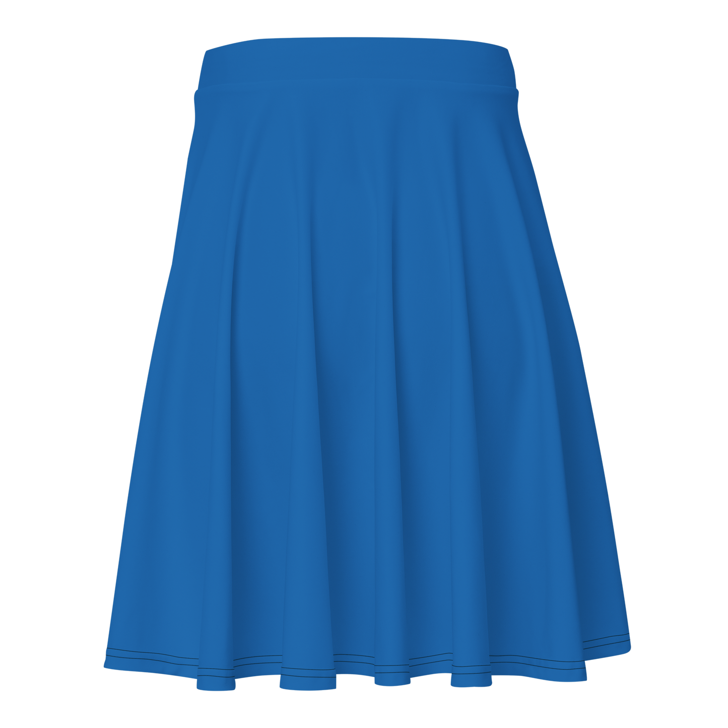 Experimental Blue Skater Skirt