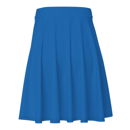 Experimental Blue Skater Skirt