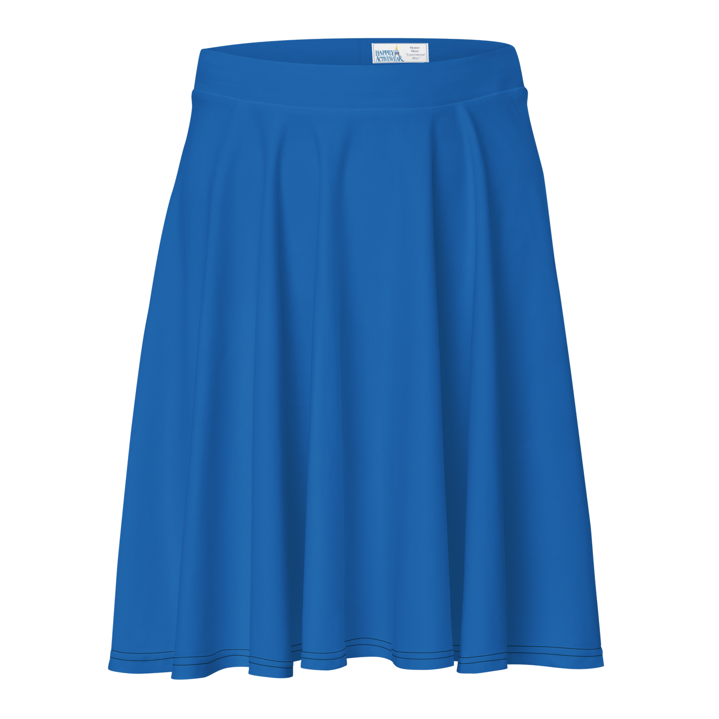 Experimental Blue Skater Skirt