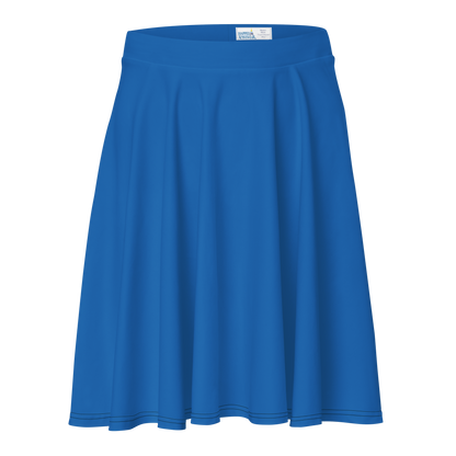 Experimental Blue Skater Skirt