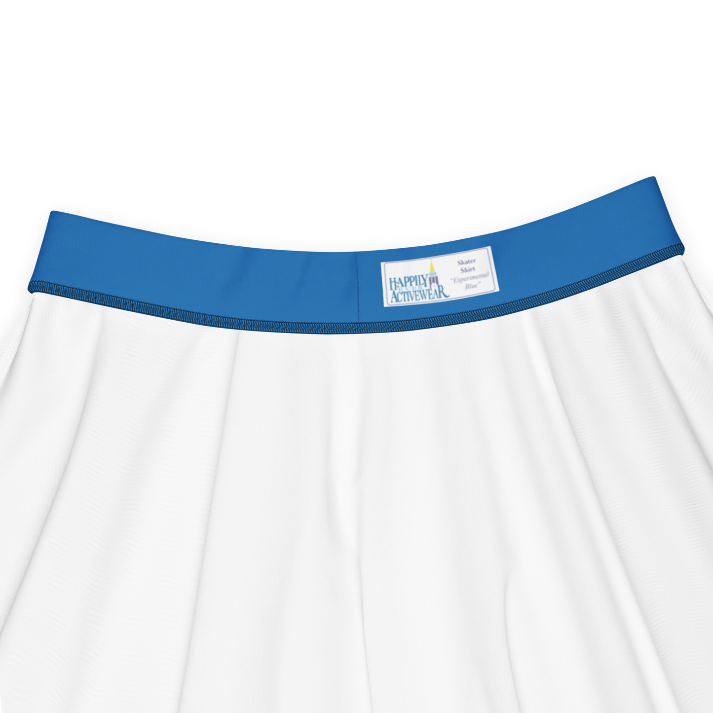 Experimental Blue Skater Skirt