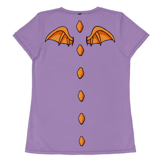 Imagination Dragon Womens Athletic T-shirt