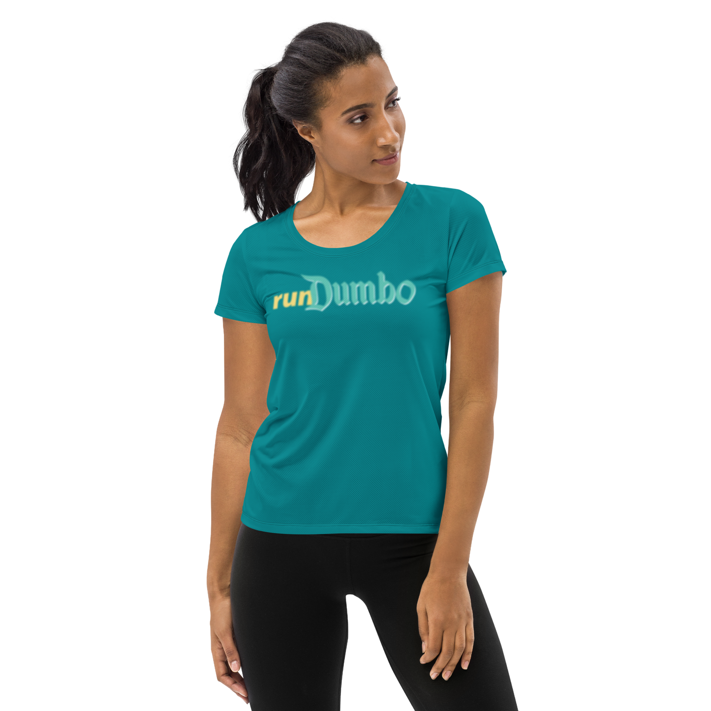 runDumbo Women's Athletic T-shirt