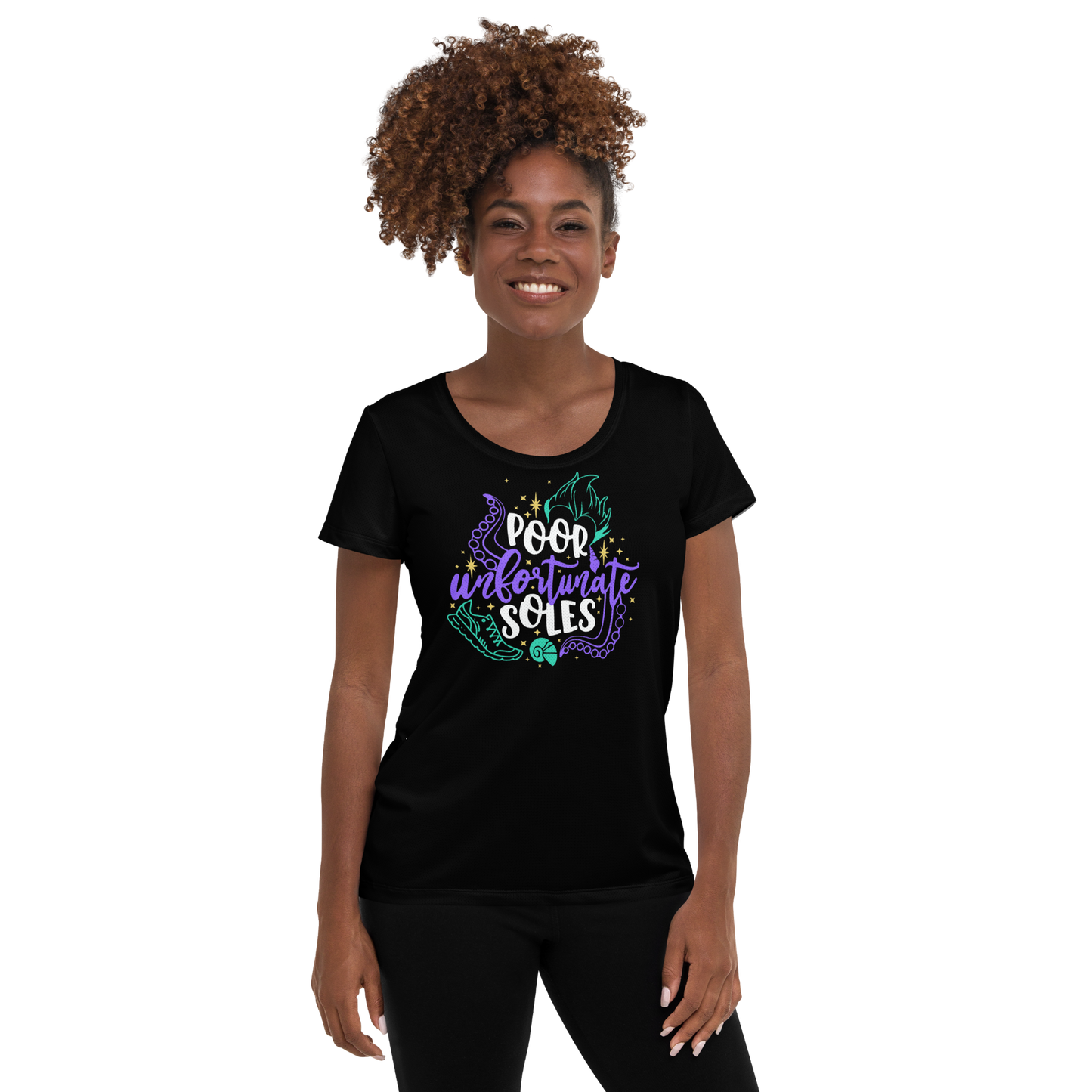 Poor Unfortunate SOLES- Ursula Inspired - Women's MaxDri Athletic T-shirt