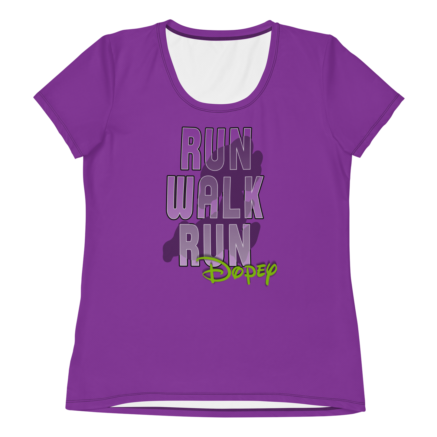 Run-Walk-RunDopey™ - Runner Makes Frequent Stops - Women's Athletic T-shirt