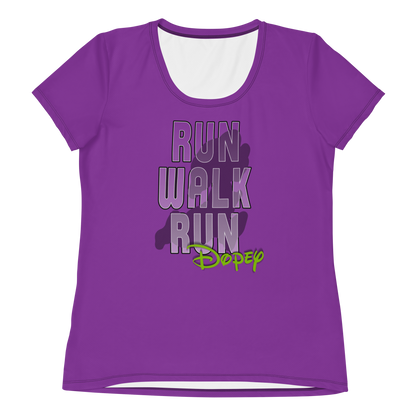 Run-Walk-RunDopey™ - Runner Makes Frequent Stops - Women's Athletic T-shirt