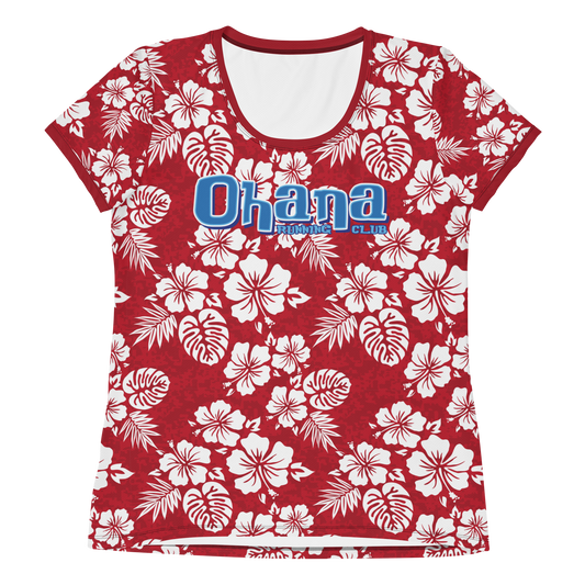 Ohana Running Club Womens Athletic T-shirt