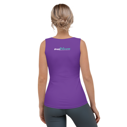 Up Where They Run - Women's Athletic Tank Top