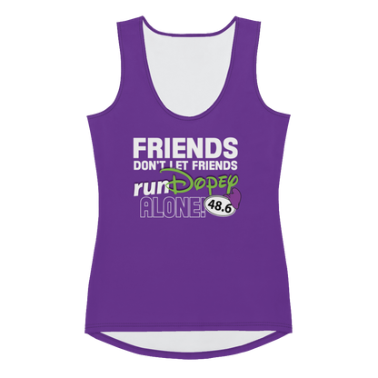 Friends Don't Let Friends runDopey Alone! - Dopey Challenge - Women's Athletic Tank Top