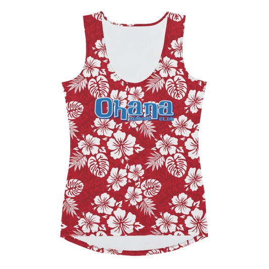 Ohana Running Club Womens Athletic Tank Top