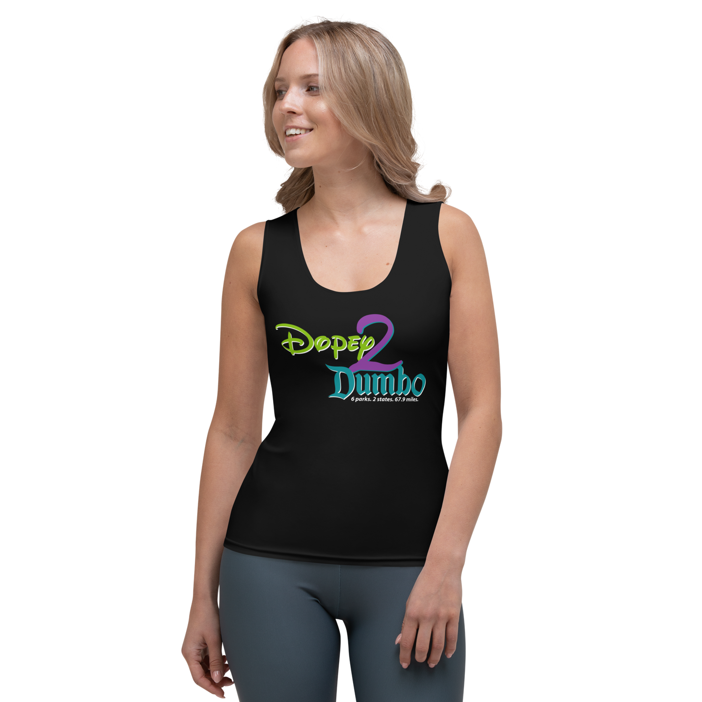 Dopey2Dumbo Womens Athletic Tank Top