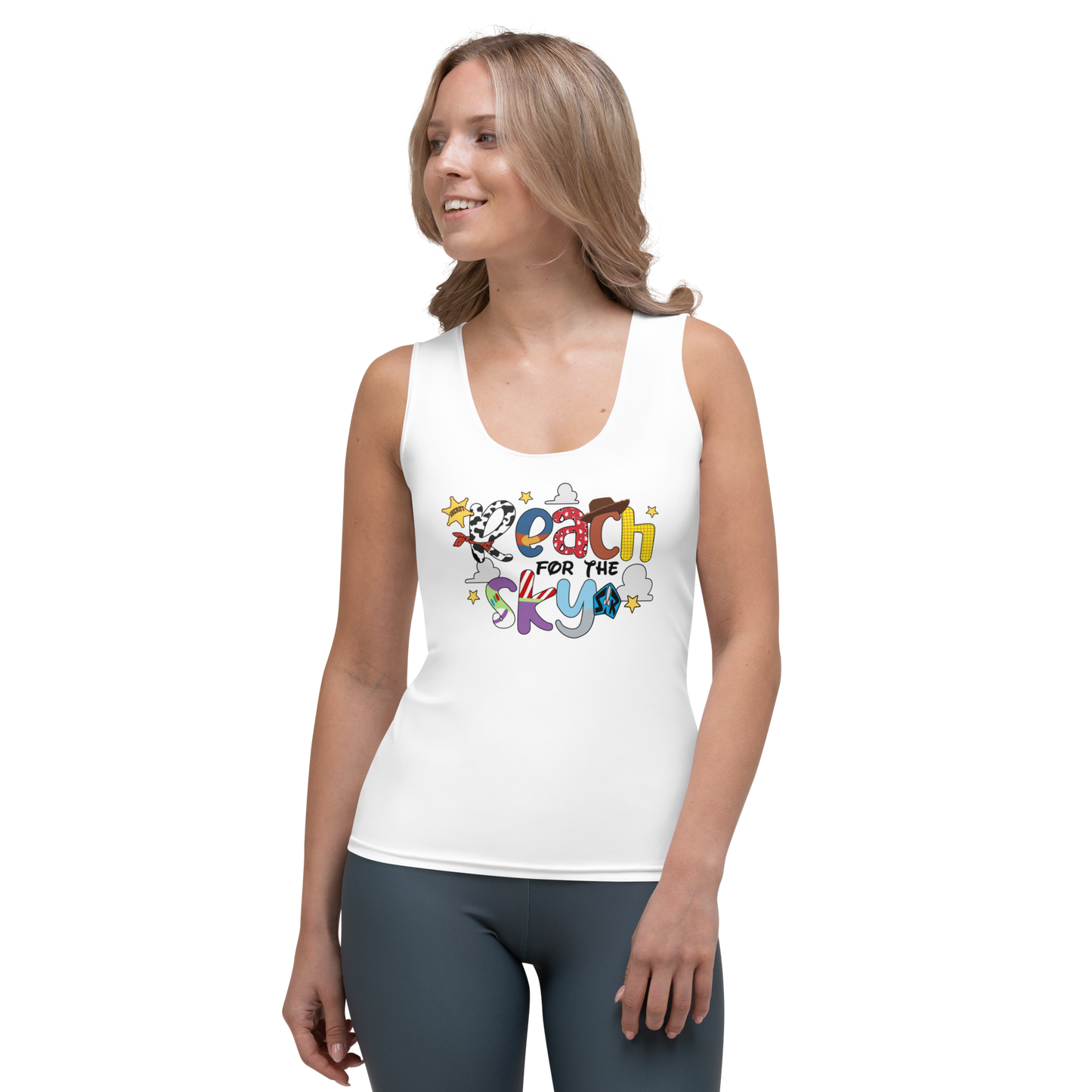 Reach For The Sky Women's Athletic Tank Top