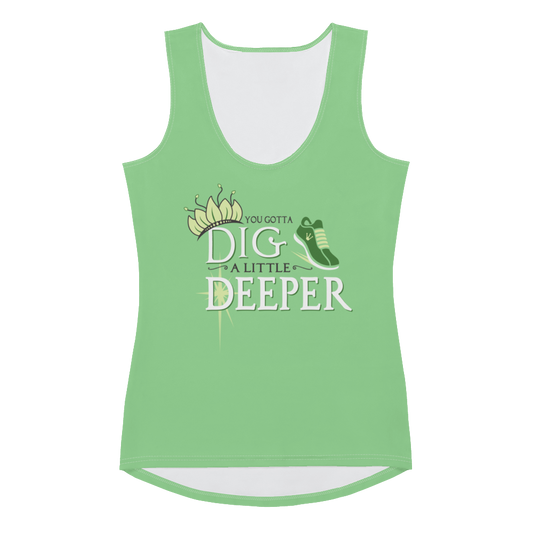 Dig A Little Deeper (Tiana) - Women's Athletic Tank Top