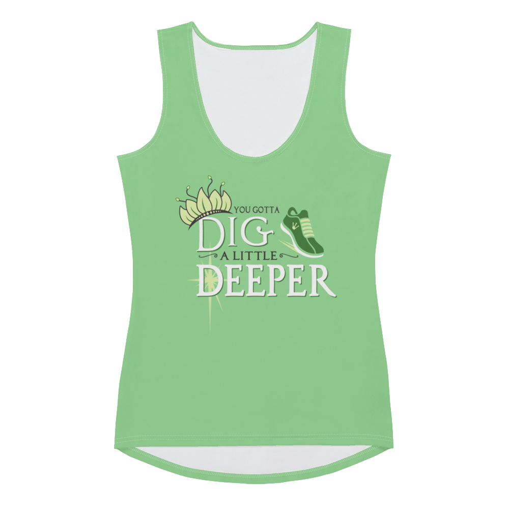 Dig A Little Deeper (Tiana) - Women's Athletic Tank Top