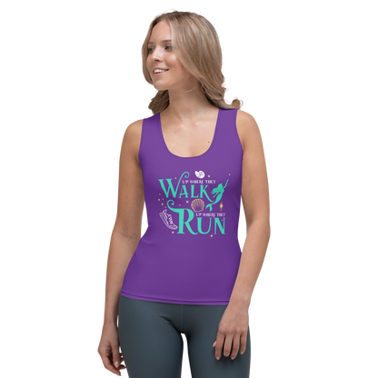 Up Where They Run - Women's Athletic Tank Top