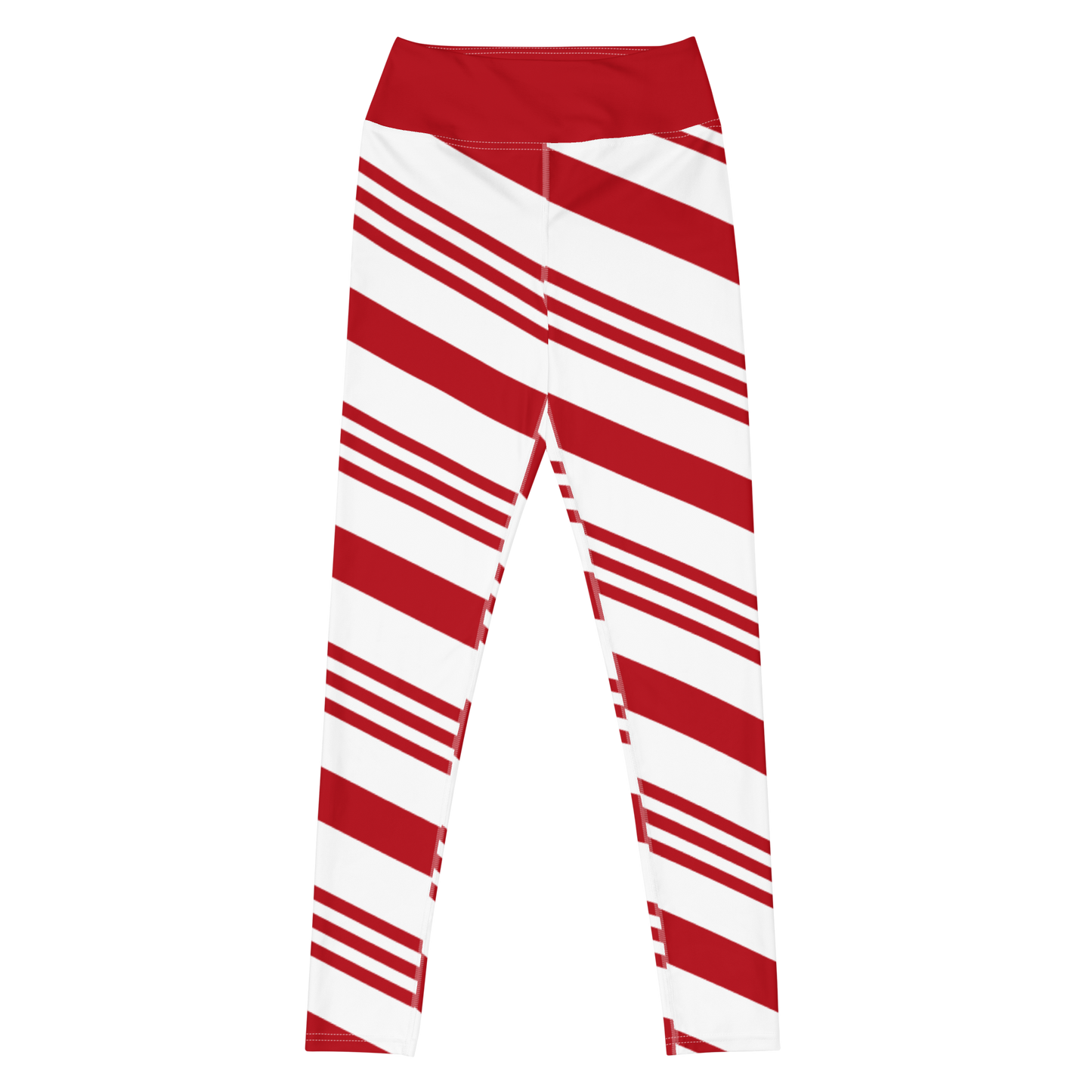 Noelle Inspired Candy Cane - Yoga Leggings