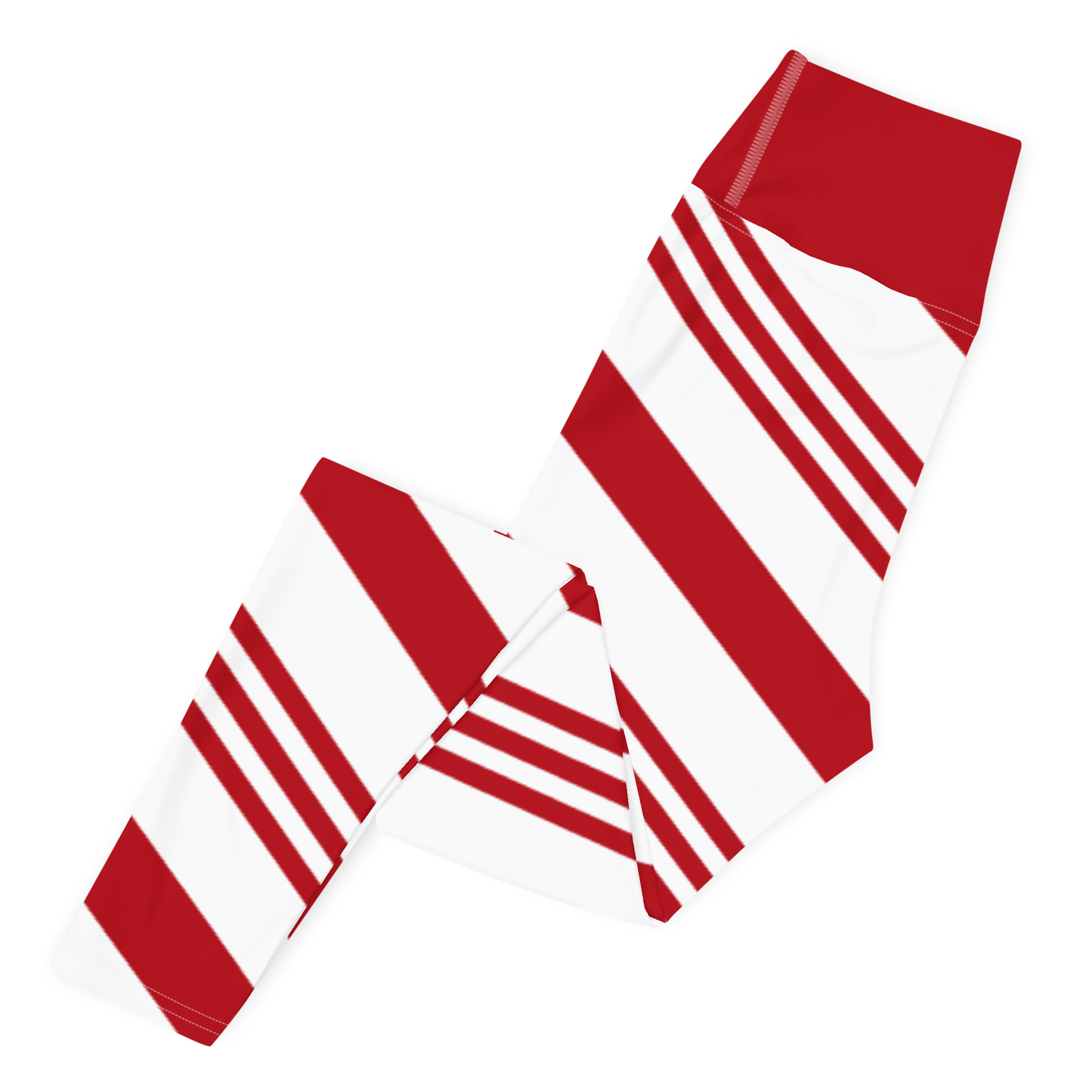 Noelle Inspired Candy Cane - Yoga Leggings