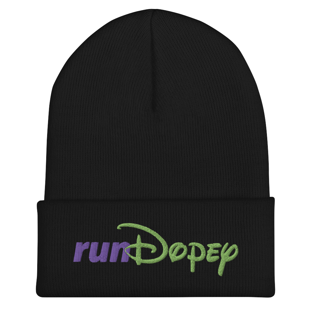 The ORIGINAL! runDopey™ - Embroidered Cuffed Beanie