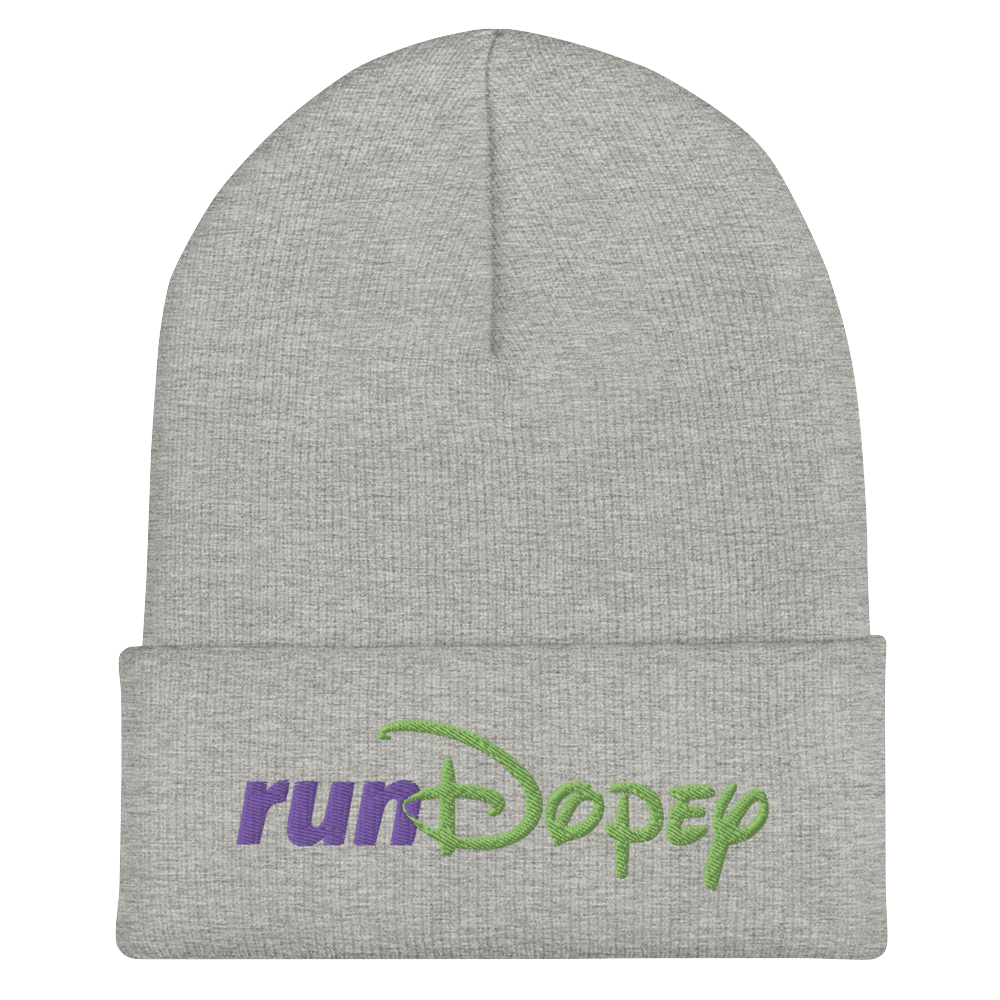 The ORIGINAL! runDopey™ - Embroidered Cuffed Beanie