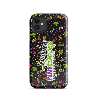 runDopey™ - finisher stamp w/race distances - Tough Case for iPhone®