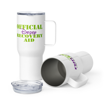 runDopey™ Official Recovery Aid  25oz Travel mug with handle